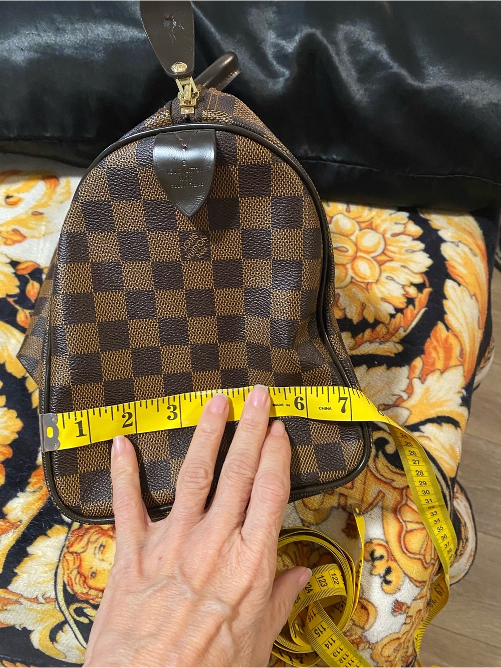 Brown Checkered Bag - Picture 10 of 10